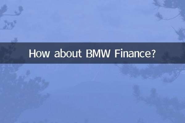 How about BMW Finance?