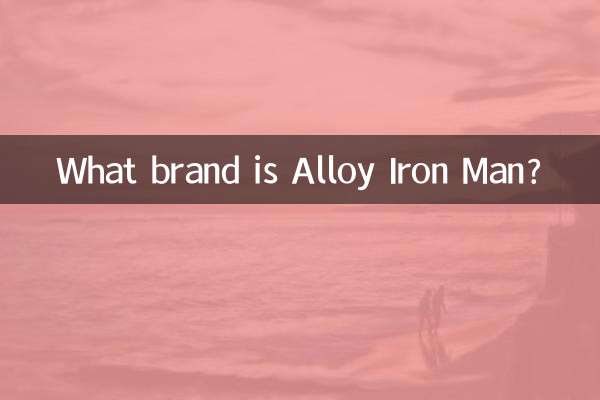Che marca è Alloy Iron Man?