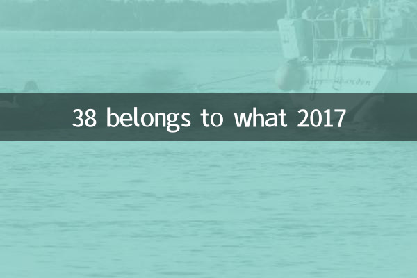 38 appartient à quoi 2017