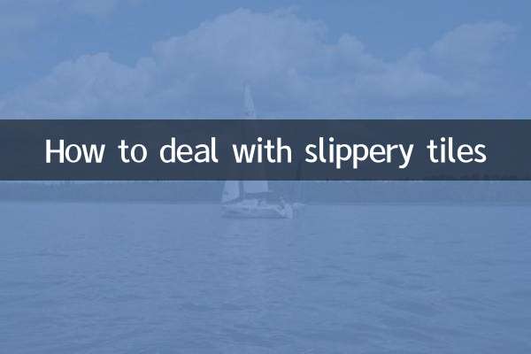 So gehen Sie mit rutschigen Fliesen um