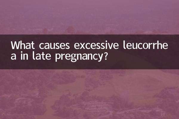 孕晚期白帶多什麼原因