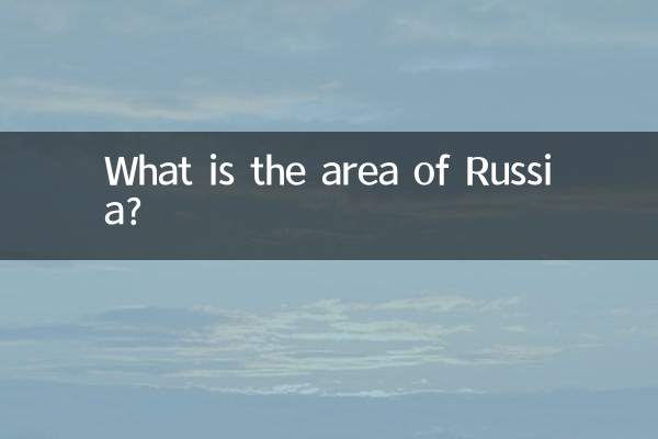 Quelle est la superficie de la Russie ?