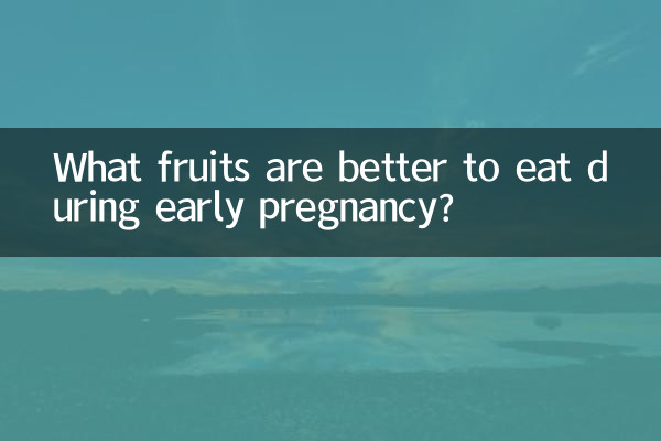 Quali frutti è meglio mangiare all'inizio della gravidanza?