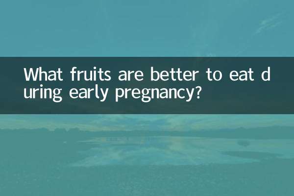 Quali frutti è meglio mangiare all'inizio della gravidanza?