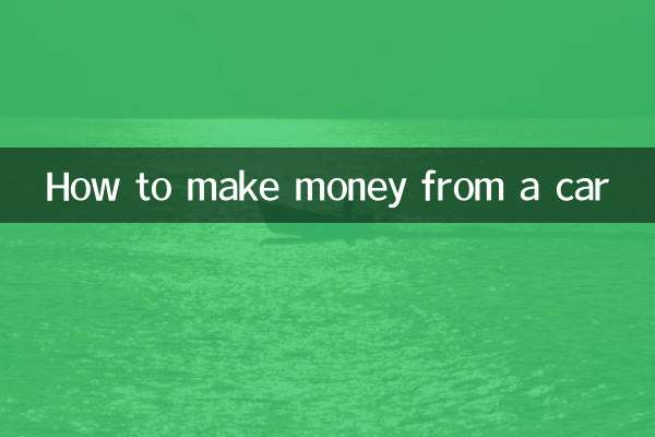 Как заработать на машине