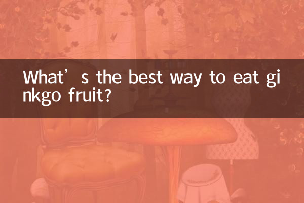 بهترین راه برای خوردن میوه جینکو چیست؟