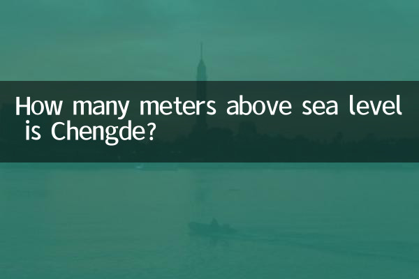 Wie viele Meter über dem Meeresspiegel liegt Chengde?