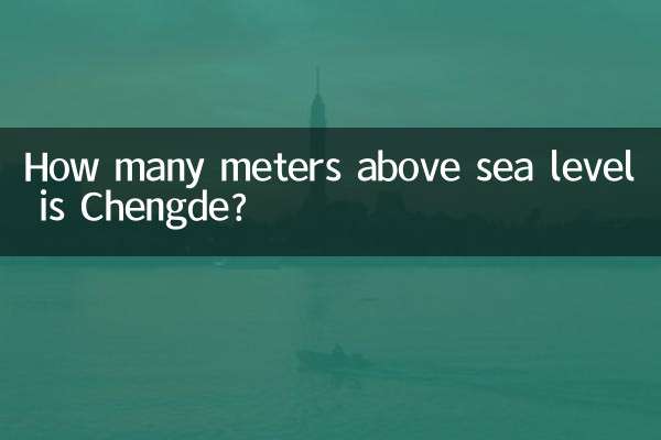 A quanti metri sopra il livello del mare si trova Chengde?