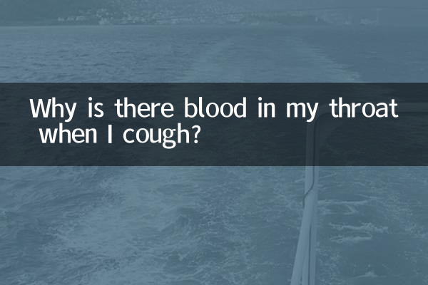 Por que há sangue na minha garganta quando tusso?