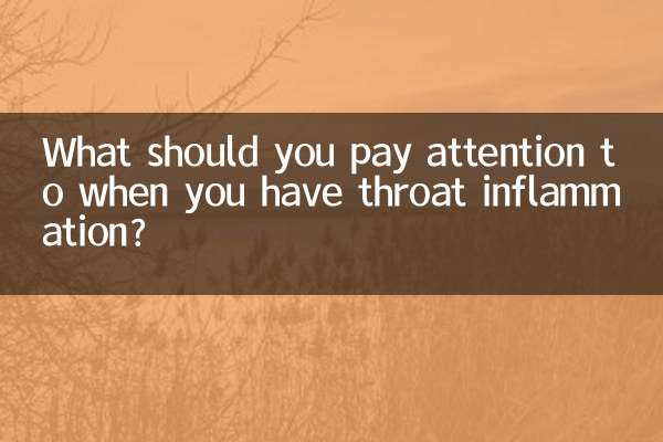 O que você deve prestar atenção quando tiver inflamação na garganta?