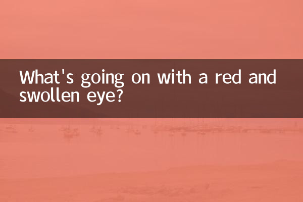 Was ist mit einem roten und geschwollenen Auge los?