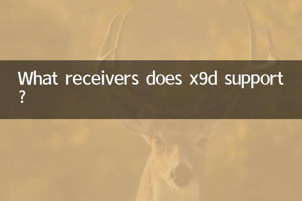 Какие ресиверы поддерживает x9d?