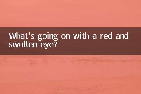 一個眼睛紅腫怎麼回事
