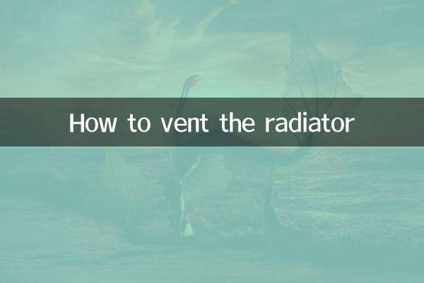 Como ventilar o radiador