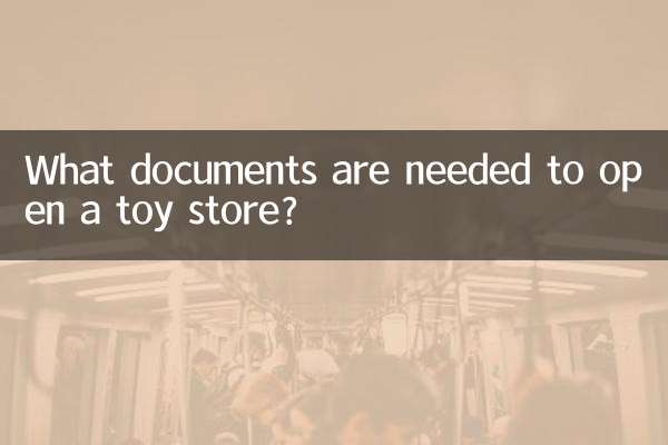 What documents are needed to open a toy store?