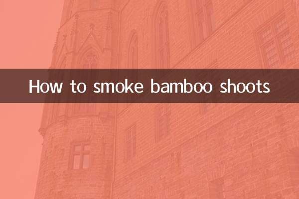 Cómo fumar brotes de bambú