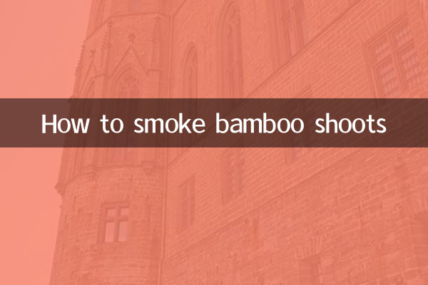 Cómo fumar brotes de bambú