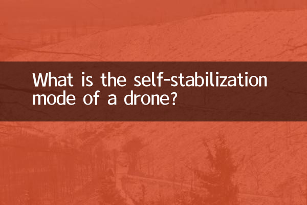 Qual è la modalità di autostabilizzazione di un drone?
