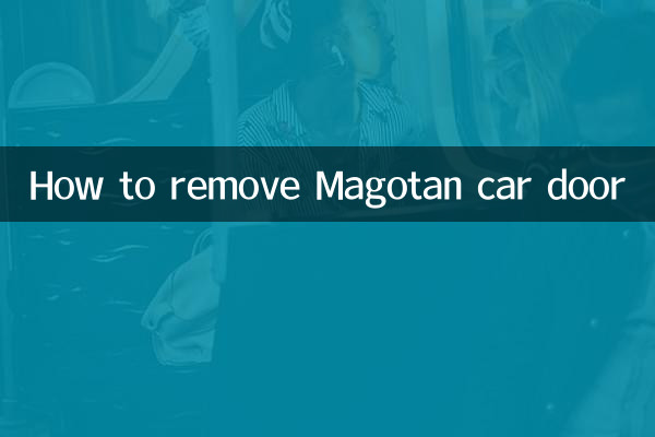 How to remove Magotan car door