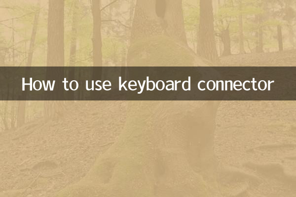 Come utilizzare il connettore della tastiera