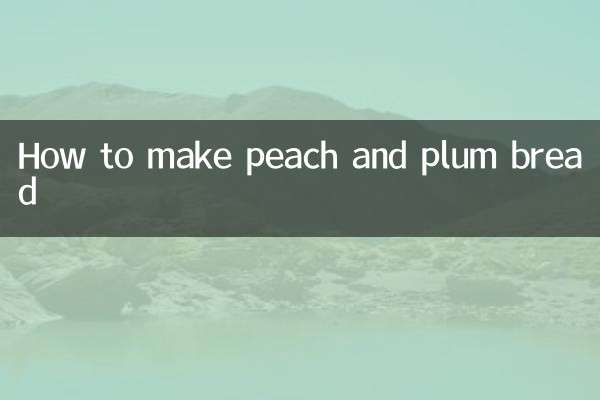 How to make peach and plum bread