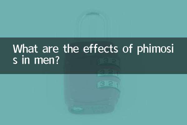 Quali sono gli effetti della fimosi negli uomini?