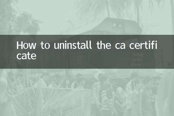 So deinstallieren Sie das CA-Zertifikat