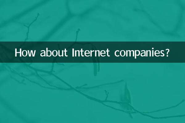 How about Internet companies?