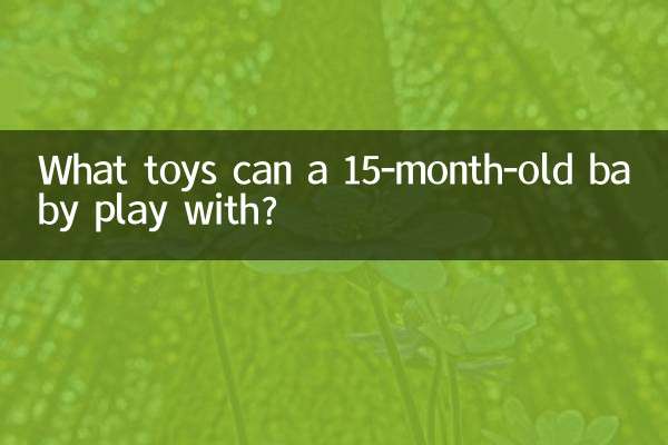 What toys can a 15-month-old baby play with?