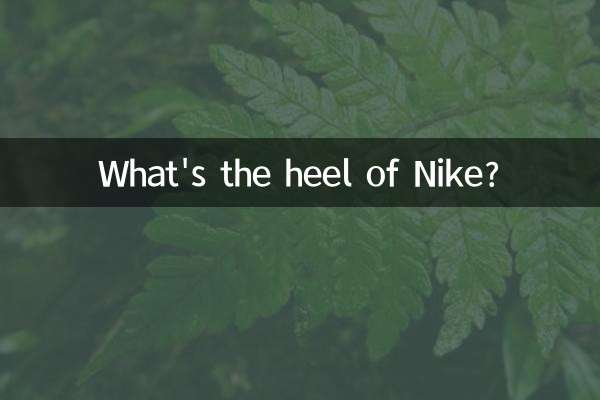 Qual è il tallone di Nike?