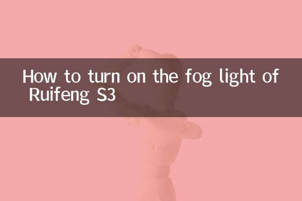 कैसे Ruifeng S3 के कोहरे प्रकाश को चालू करें