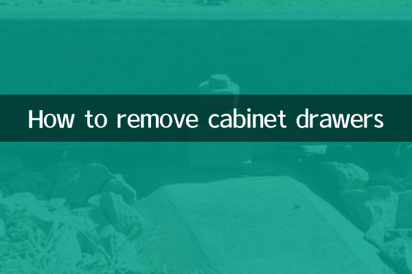 Como remover as gavetas do gabinete