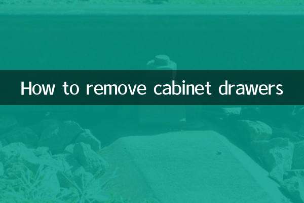 Como remover as gavetas do gabinete