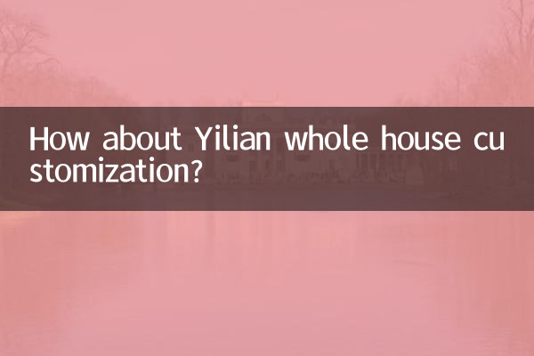 Que diriez-vous de la personnalisation de toute la maison de Yilian ?