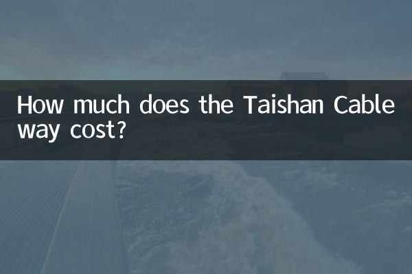 তাইশান ক্যাবলওয়ের জন্য কত খরচ হয়?