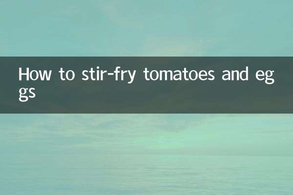 So braten Sie Tomaten und Eier an