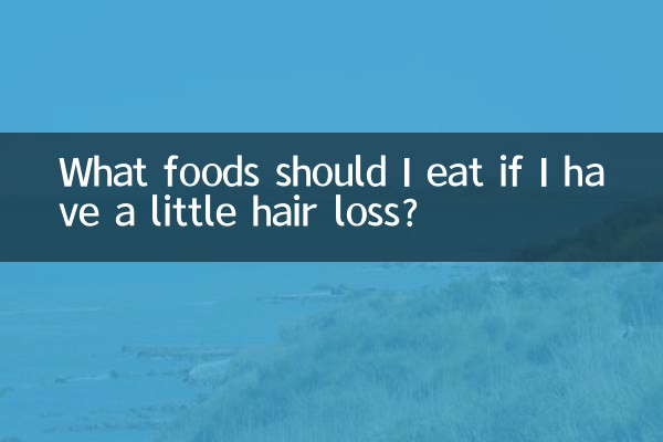 ¿Qué alimentos debo comer si se me cae un poco el cabello?