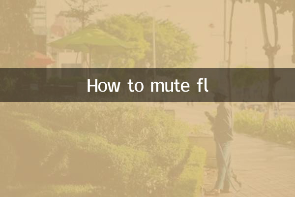 কিভাবে fl নিঃশব্দ করবেন