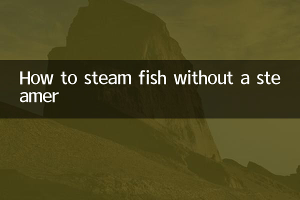 Come cuocere il pesce al vapore senza vaporiera