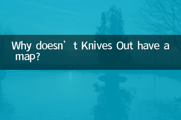Perché Knives Out non ha una mappa?