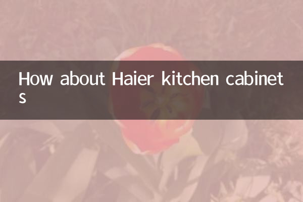 Как насчет кухонных шкафов Haier?