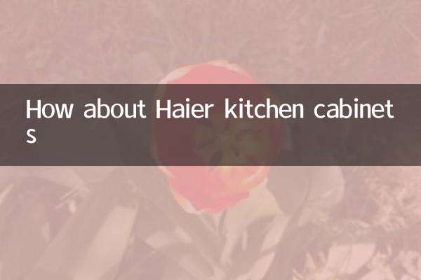 Как насчет кухонных шкафов Haier?