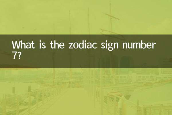 Quel est le signe du zodiaque numéro 7 ?