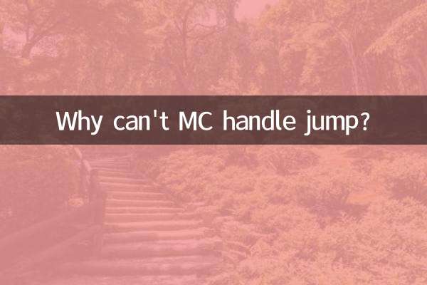 Por que MC não consegue pular?