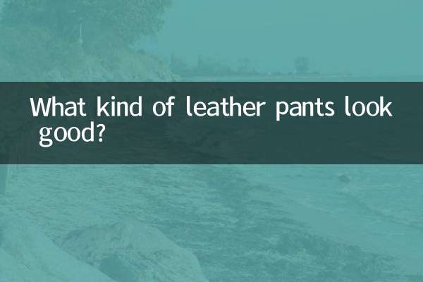 কি ধরনের চামড়ার প্যান্ট ভালো দেখায়?