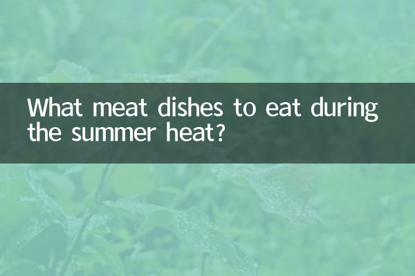 Quels plats de viande manger pendant la chaleur estivale ?