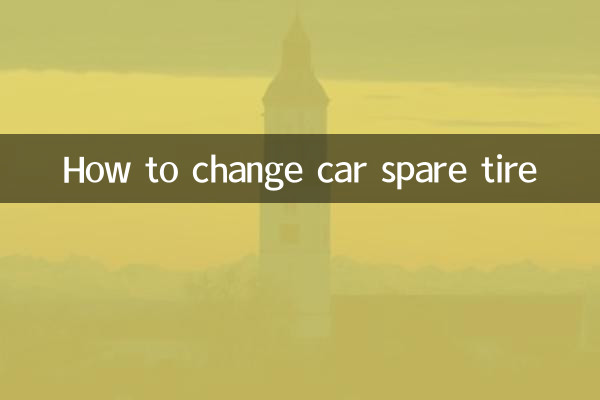 汽車備用胎怎麼換