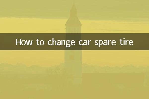 How to change car spare tire