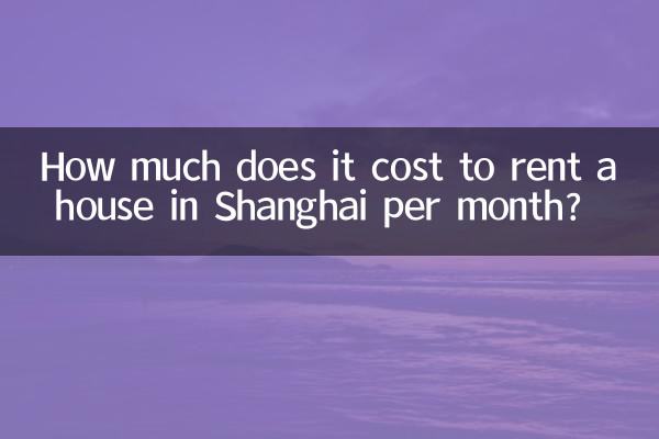 शंघाई में प्रति माह घर किराए पर लेने में कितना खर्च आता है?