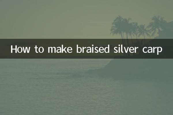 Comment faire de la carpe argentée braisée